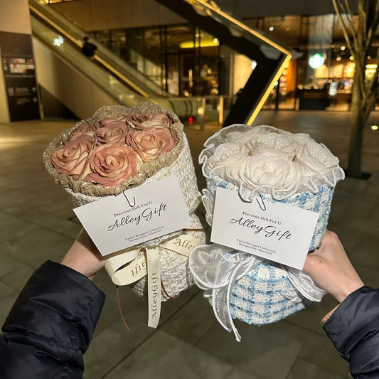 推しブーケ | ミニワンホンブーケ AlleyGiftの花束の新たな形 500円でオーダーメイド対応◎グリッターローズへの変更も可能