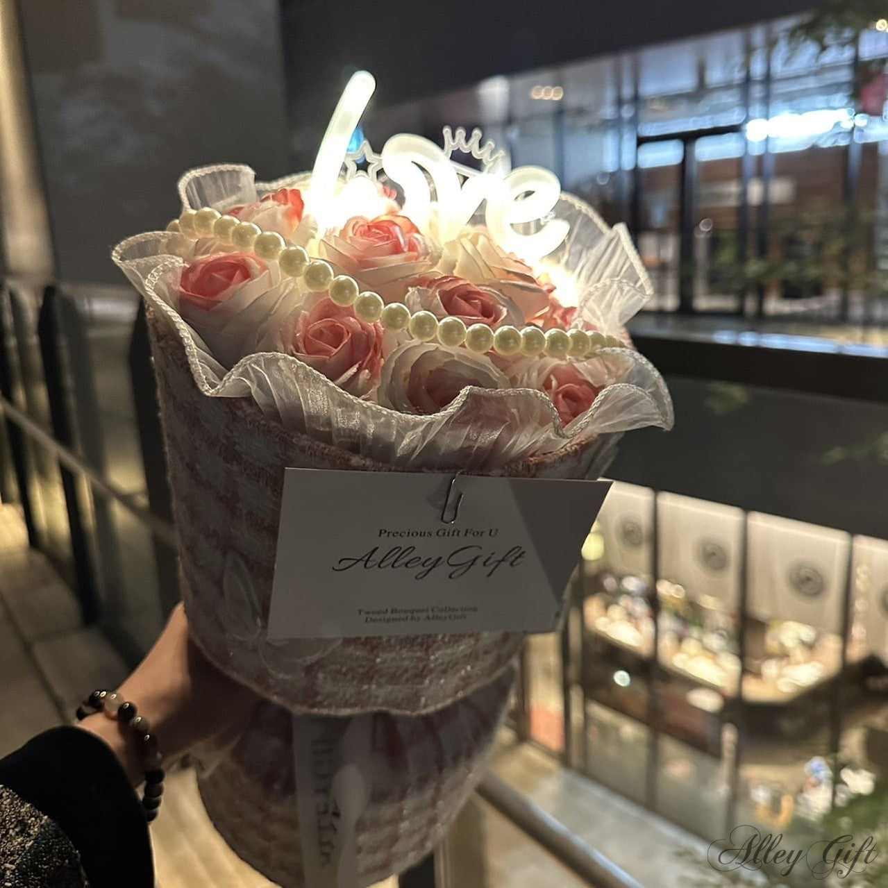 生誕祭花束 推し活 ツイードブーケ ワンホンブーケ 通販 LEDライト