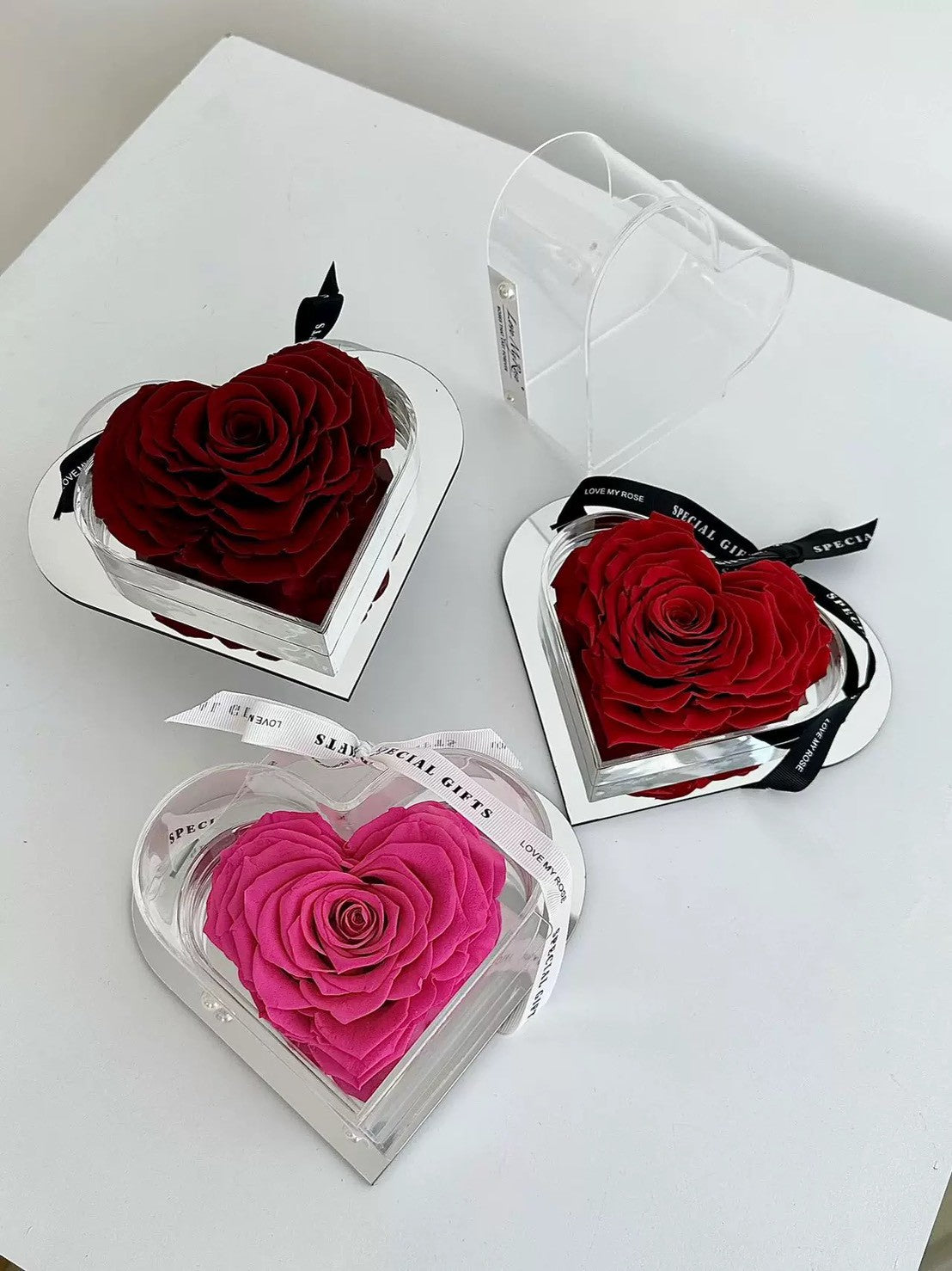Rose in Heart｜枯れないバラのハートケースギフト｜AlleyGift – AlleyGift
