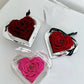 Rose in Heart ハートケースに咲く、枯れないバラのギフトボックス