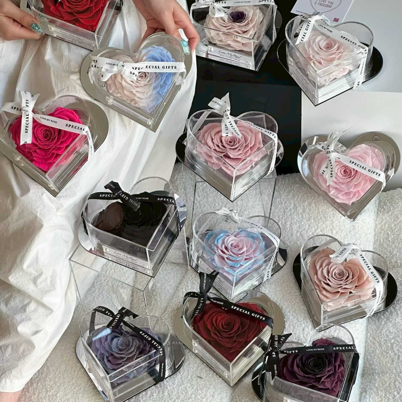 Rose in Heart｜枯れないバラのハートケースギフト｜AlleyGift – AlleyGift
