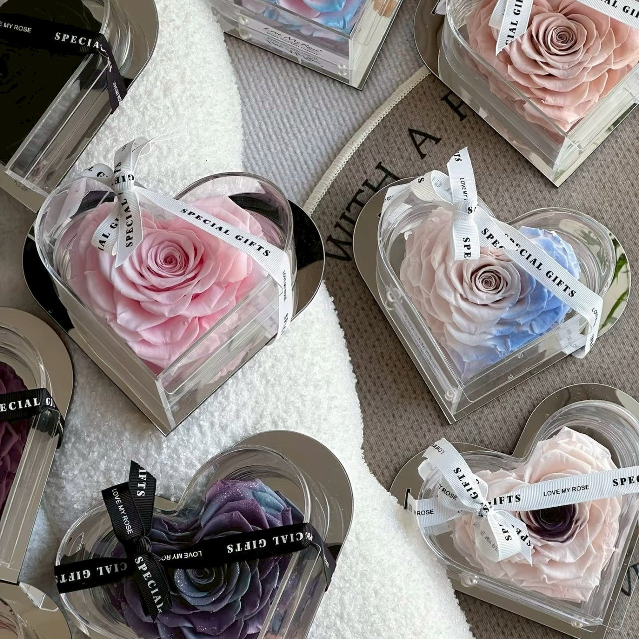 Rose in Heart｜枯れないバラのハートケースギフト｜AlleyGift – AlleyGift