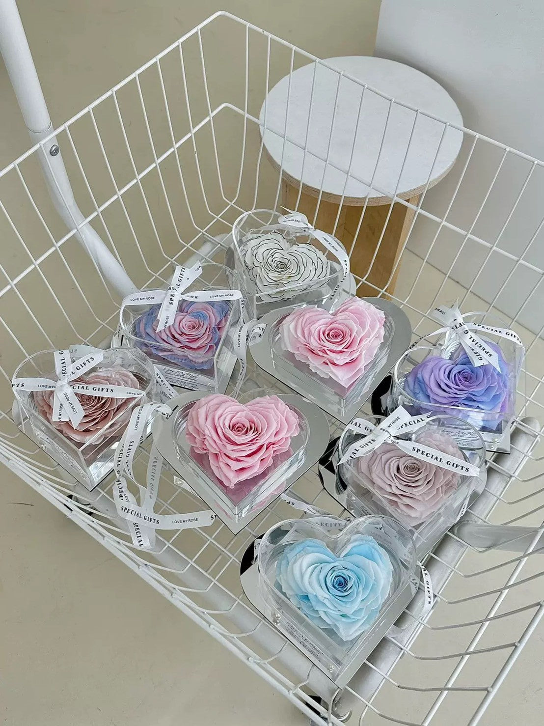 Rose in Heart　プリザーブドフラワー5