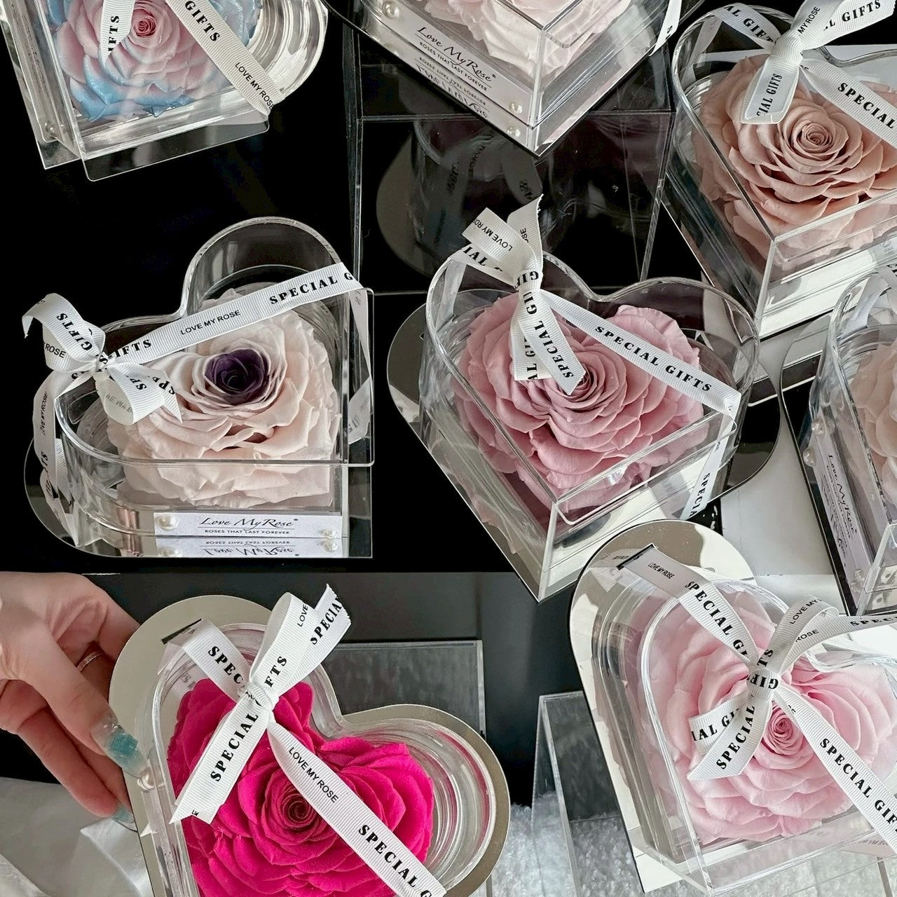 Rose in Heart　プリザーブドフラワー１