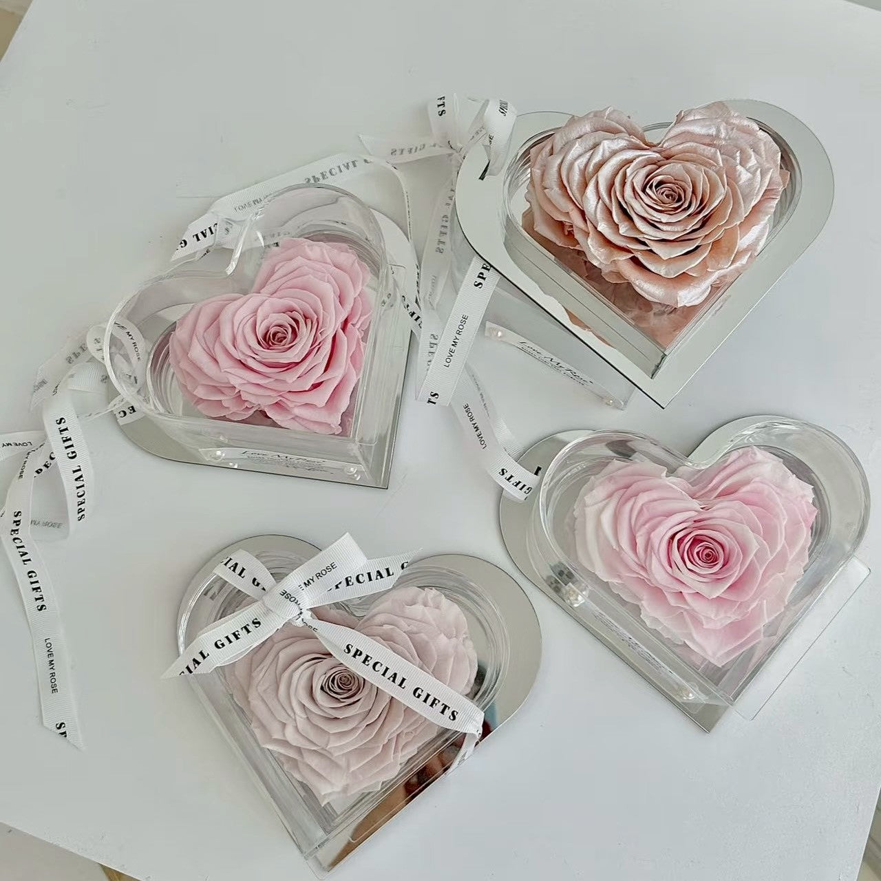 Rose in Heart｜枯れないバラのハートケースギフト｜AlleyGift – AlleyGift