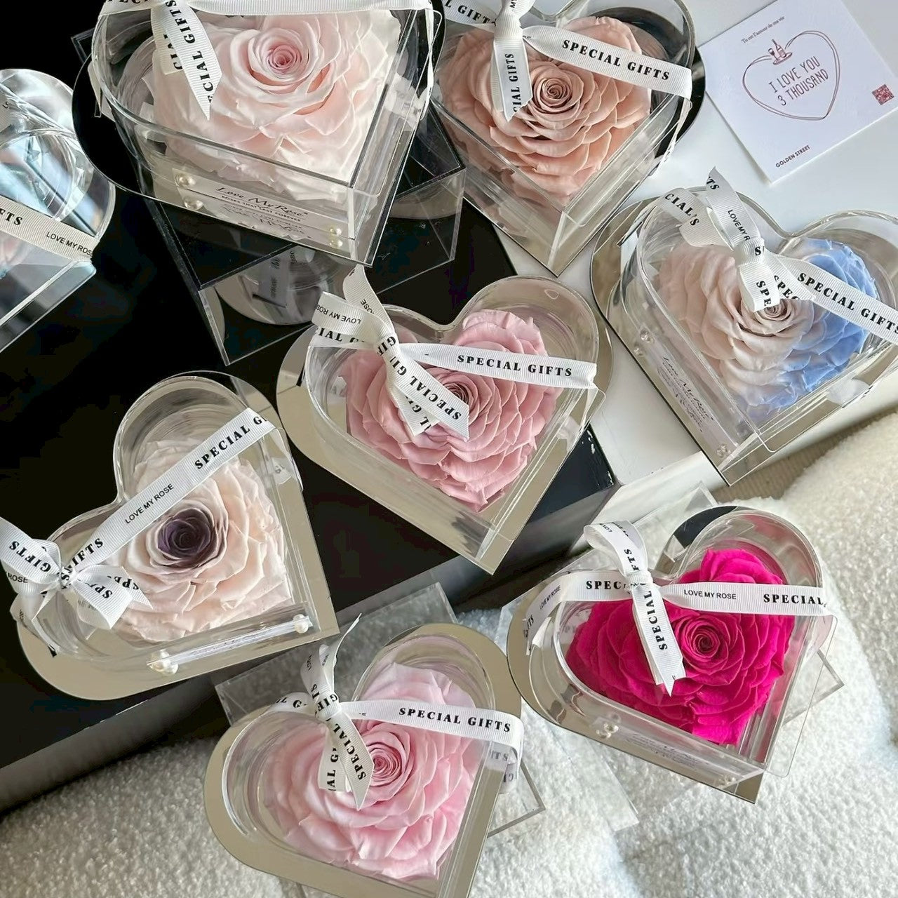 Rose in Heart｜枯れないバラのハートケースギフト｜AlleyGift – AlleyGift