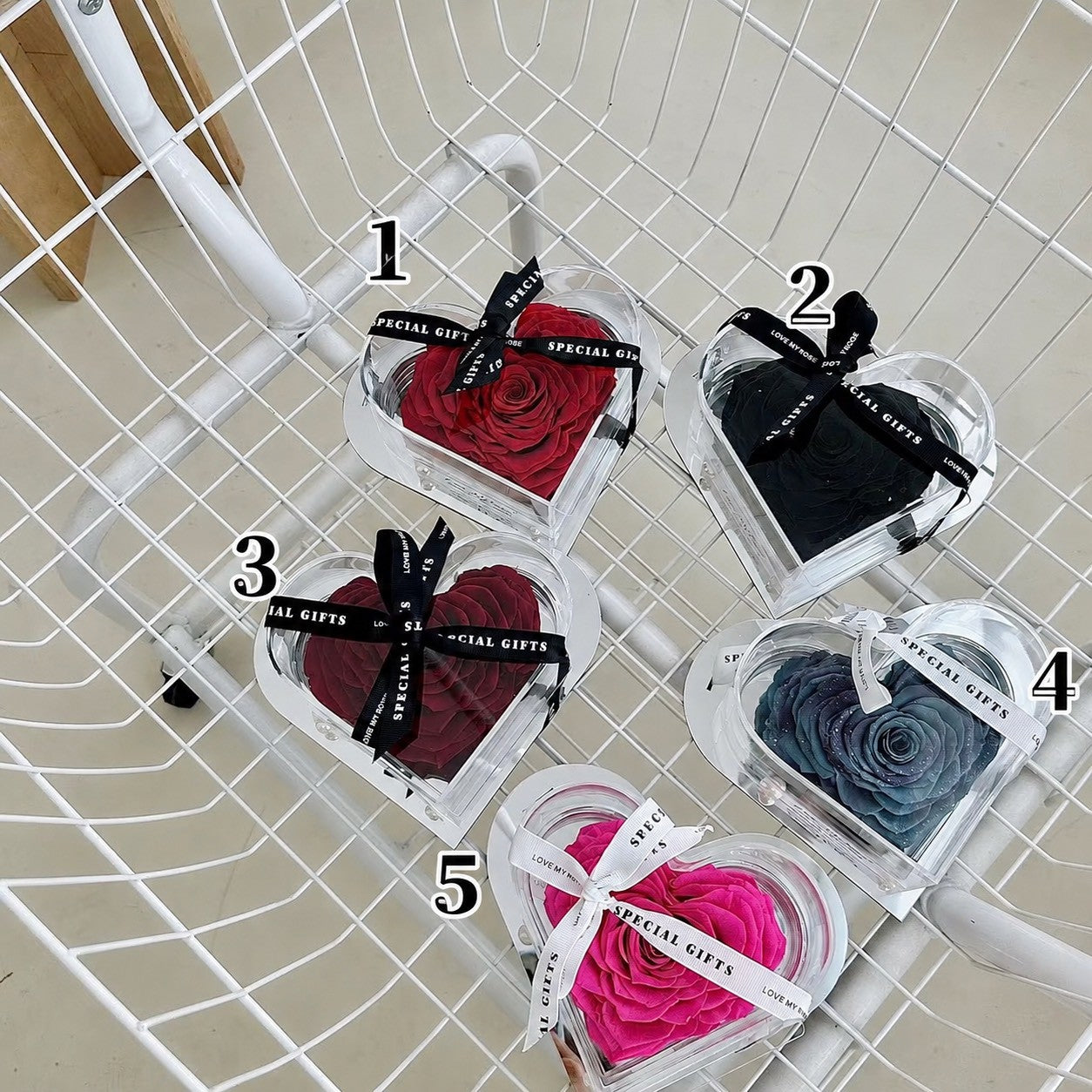 Rose in Heart｜枯れないバラのハートケースギフト｜AlleyGift – AlleyGift