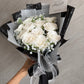 AlleyGiftの安いプロポーズ花束　11本　ソープフラワー　白色