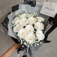 AlleyGiftの安いプロポーズ花束　11本　ソープフラワー　白色