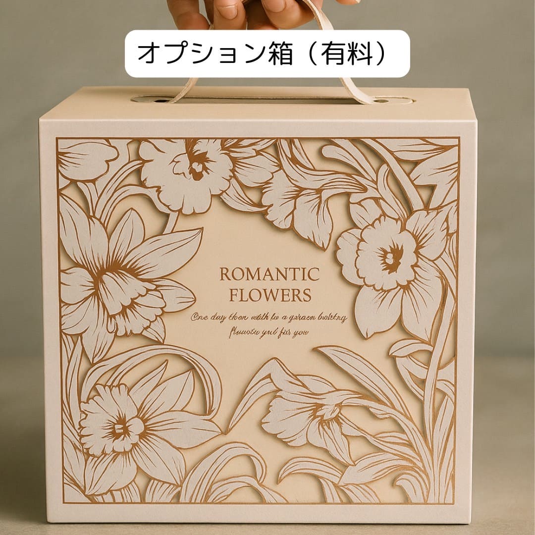 AlleyGiftのプリザーブドローズボトル 特注箱
