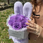 枯れないうさぎモチーフ花束 | 紫うさぎブーケ
