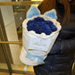 青色猫型花束 | 枯れない推し・友達へのプレゼント花束で人気　深青のグリッターローズ